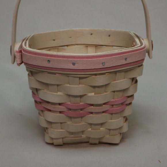 Longaberger 2001 Horizon of Hope /A.C.S. Basket Combo Complete with Lid - Picture 12 of 16